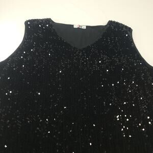 ZPZ Sleeveless Casual Pullover Dress Womens Size 4XL Black